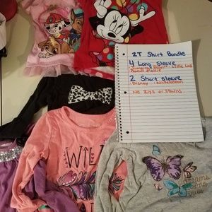 2t girl shirt bundle
